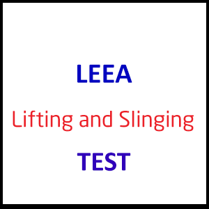 lifting and Slinging - English Test